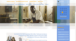 Desktop Screenshot of businesspartners.co.za